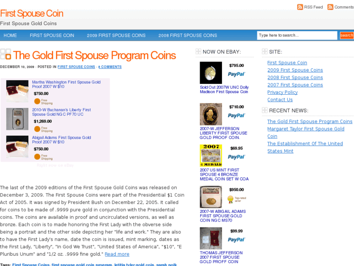 www.firstspousecoin.com