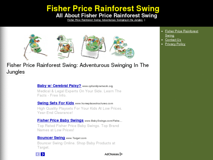 www.fisherpricerainforestswing.net