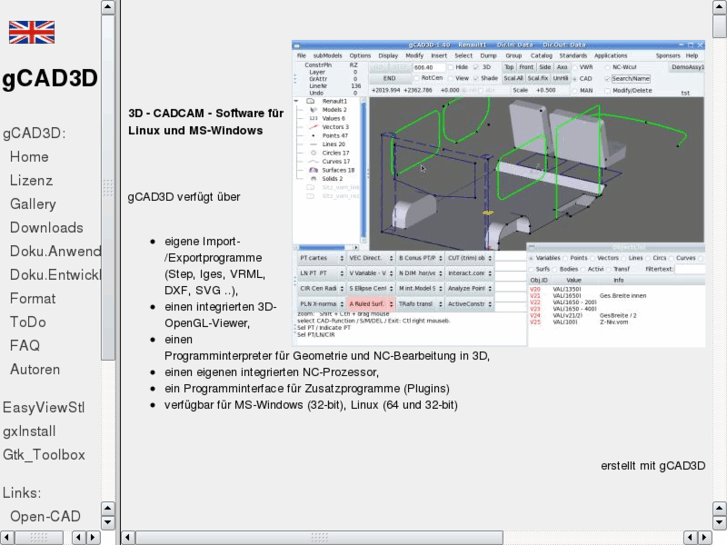 www.gcad3d.org
