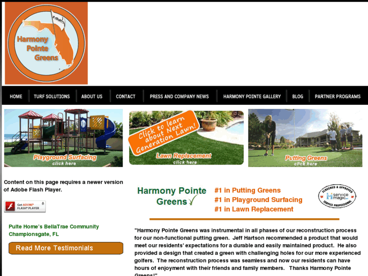 www.harmonypointegreens.com