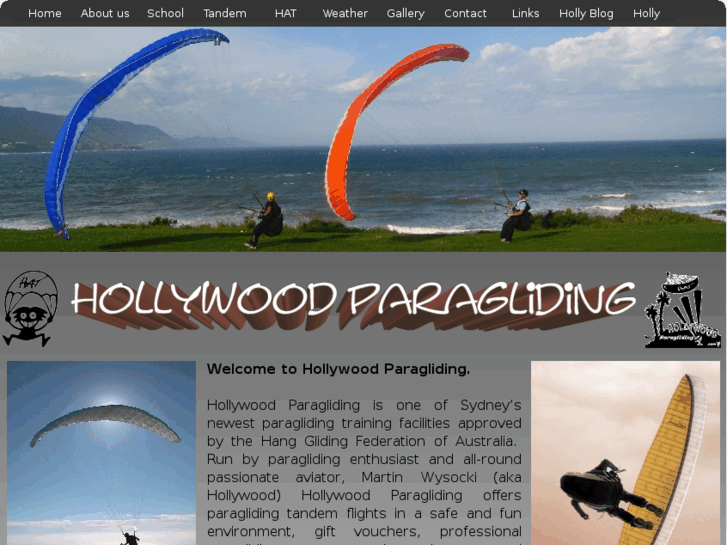 www.hollywoodparagliding.com