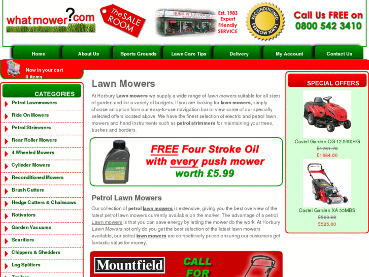 www.horburylawnmowers.com