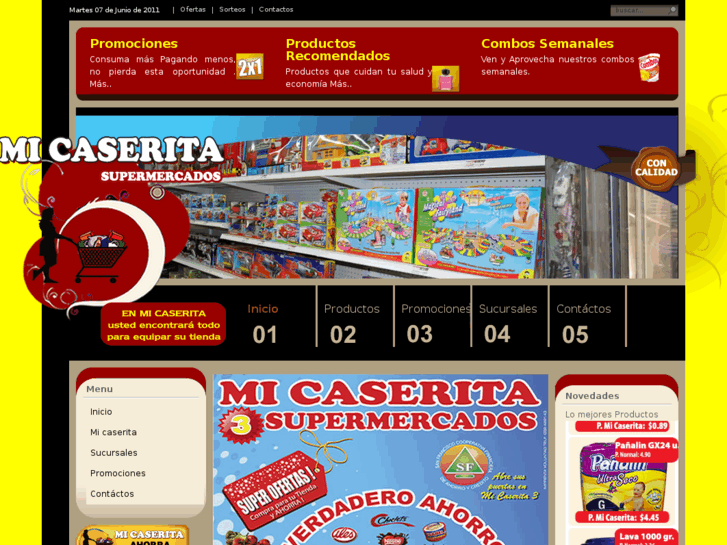 www.micaseritasupermercados.com