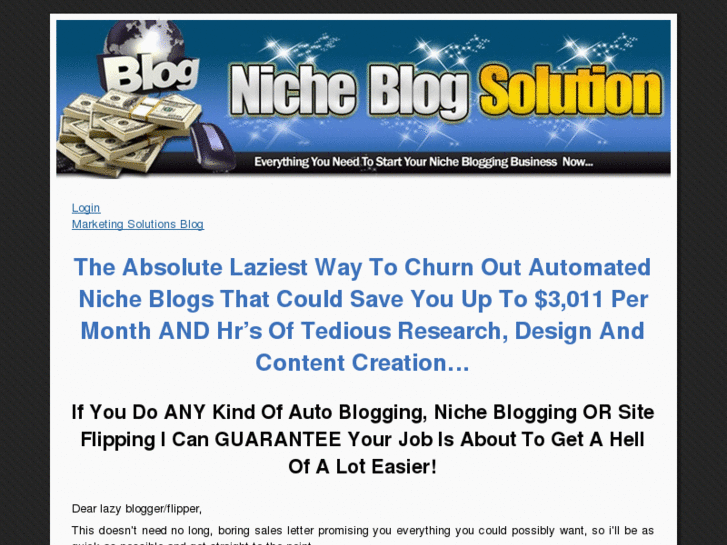 www.nicheblogsolution.com