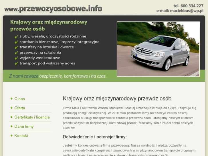 www.przewozyosobowe.info