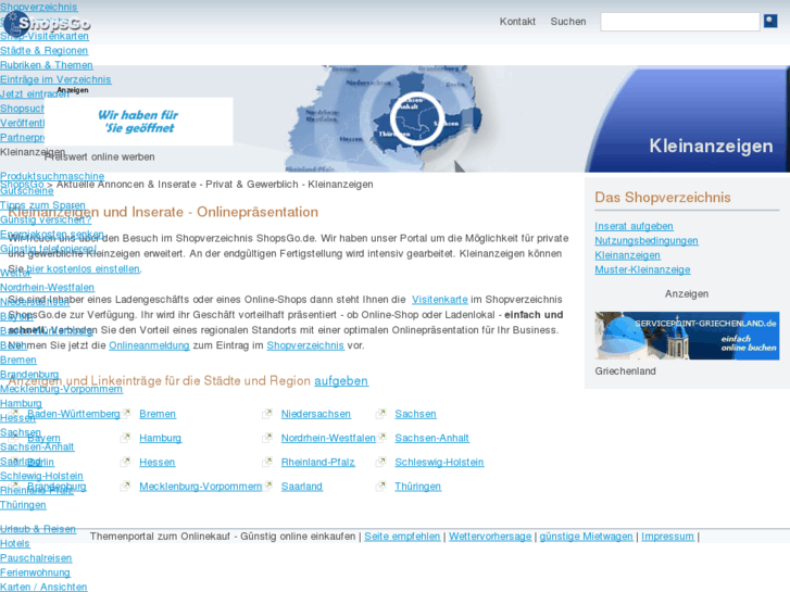 www.servicepoint-kleinanzeigen.de