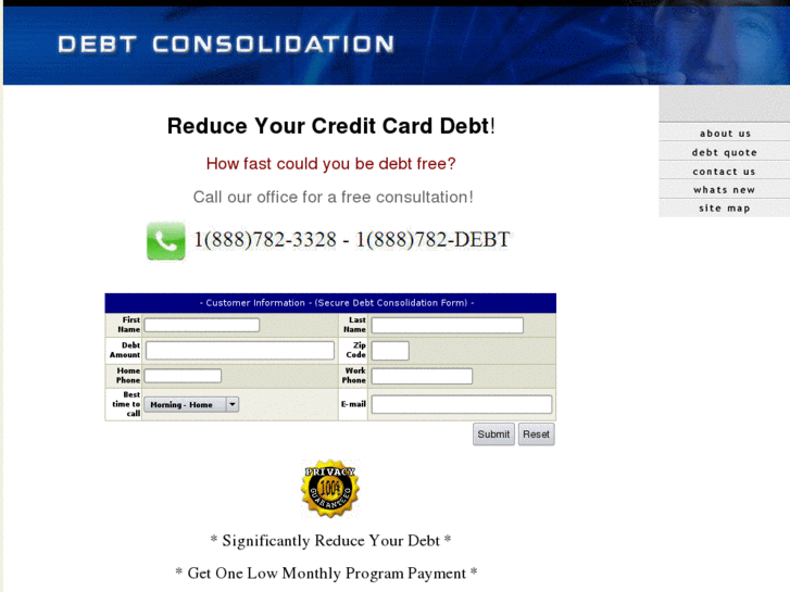 www.vermontdebtconsolidationquote.com