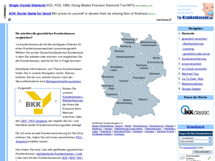 www.1a-krankenkassen.de