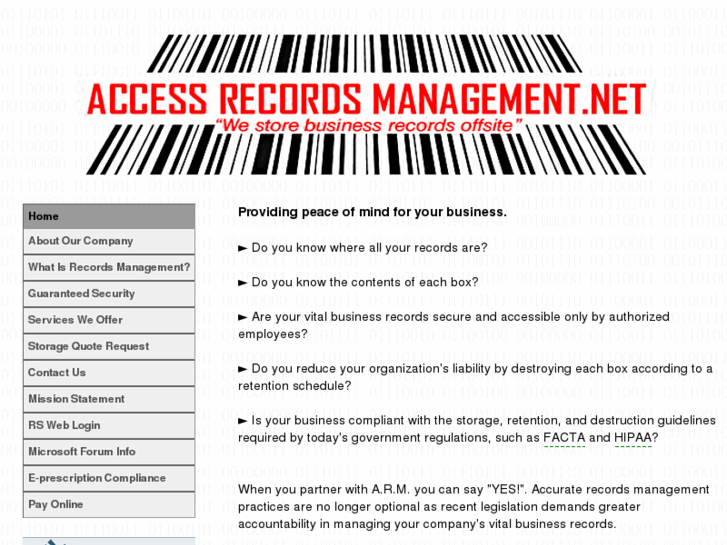 www.accessrecordsmanagement.net