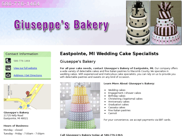 www.giuseppesbakery.com