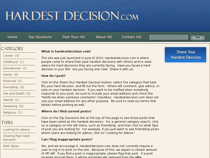 www.hardestdecision.com