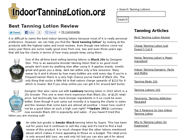 www.indoortanninglotion.org