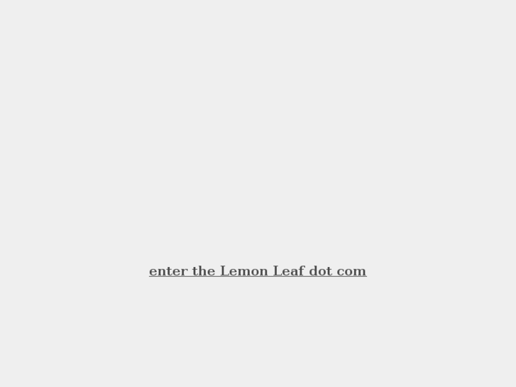 www.lemonleaf.net