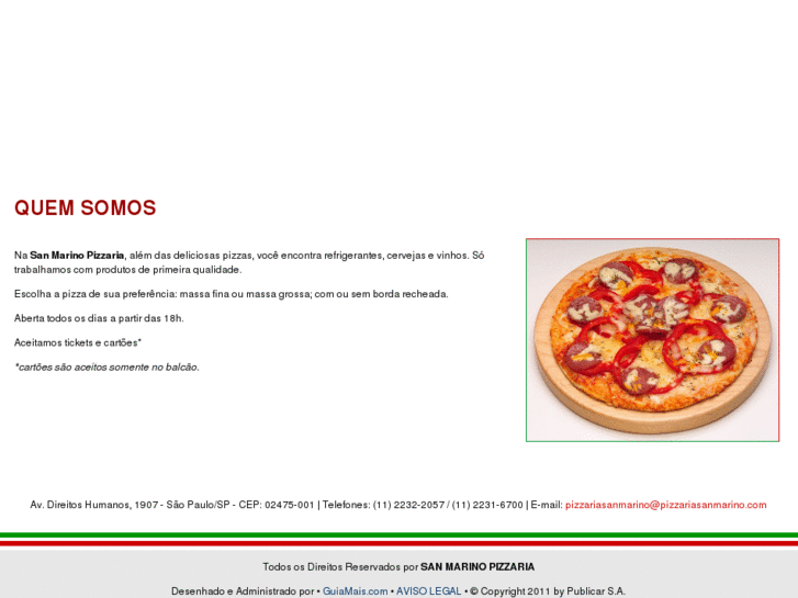 www.pizzariasanmarino.com