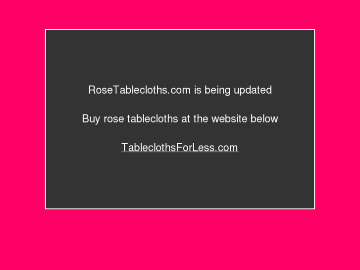 www.rosetablecloths.com