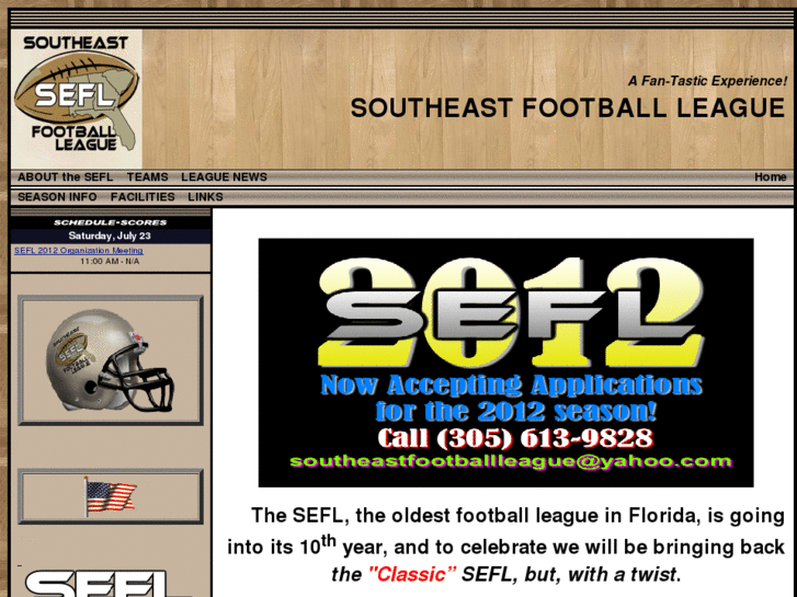 www.southeastfootballleague.net