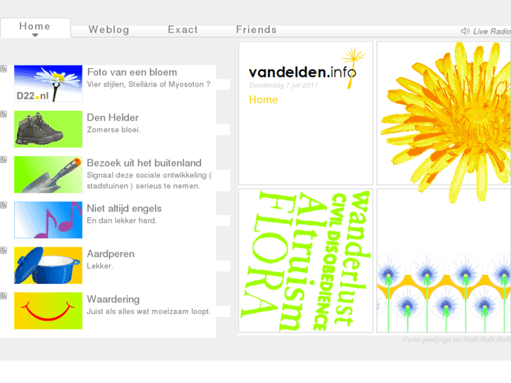 www.vandelden.info