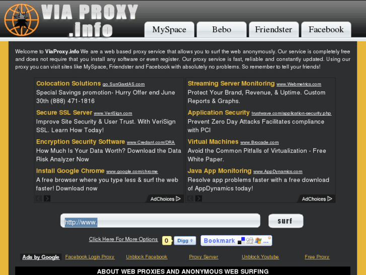 www.viaproxy.info