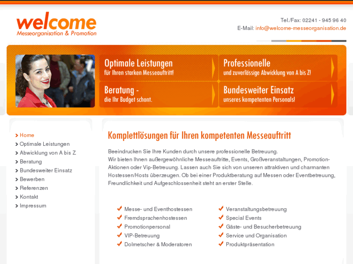 www.welcome-messeorganisation.de