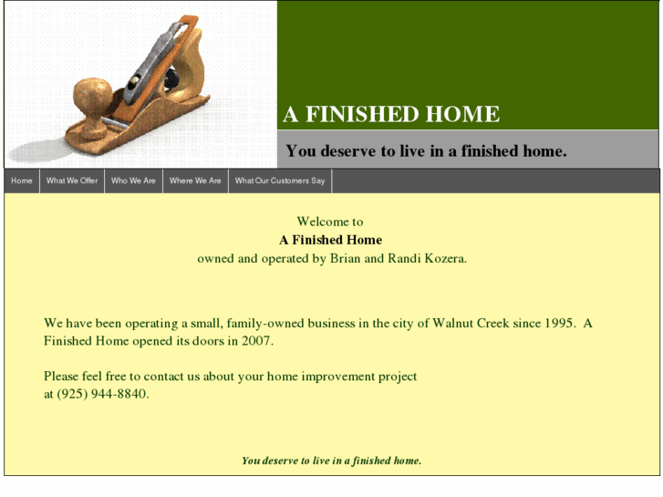 www.afinishedhome.com