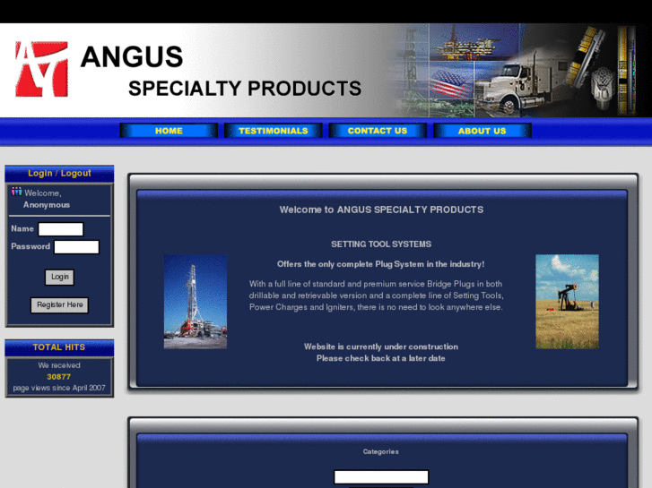 www.angusspecialtyproducts.com