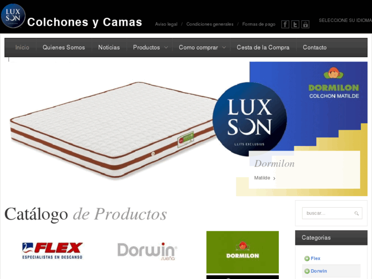 www.colchonesycamasluxson.com