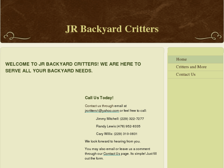 www.jrbackyardcritters.com