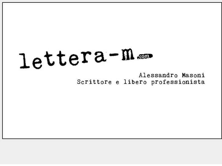 www.lettera-m.com