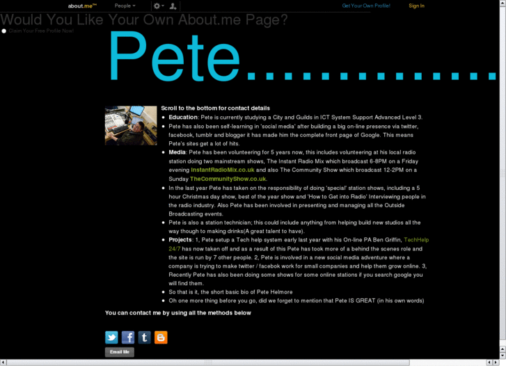 www.petehelmore.info