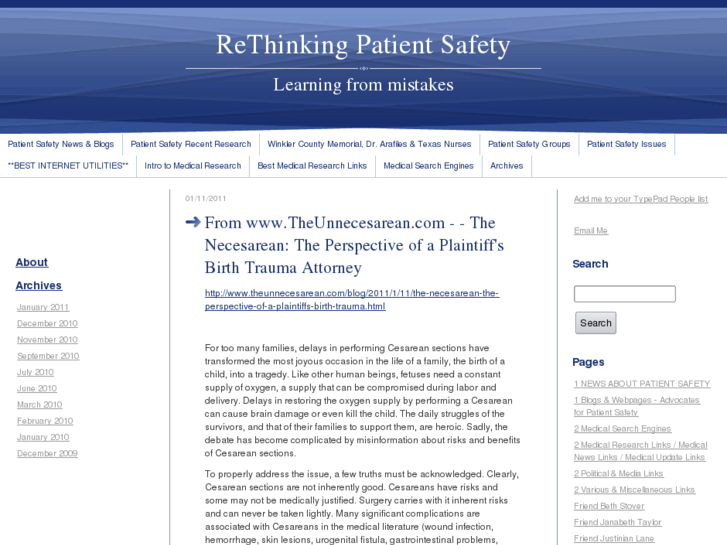 www.rethinkingpatientsafety.com