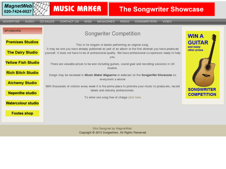 www.songwriter-showcase.co.uk