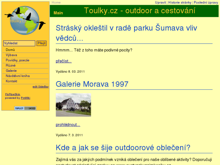 www.toulky.cz