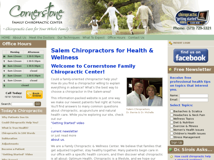 www.cornerstonefamilychiro.net