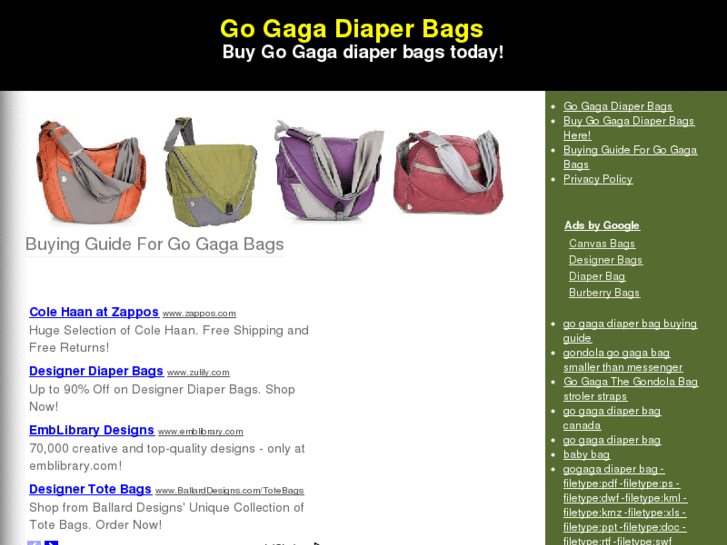 www.gogagabags.com