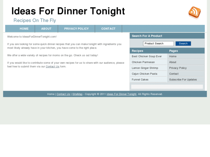 www.ideasfordinnertonight.com