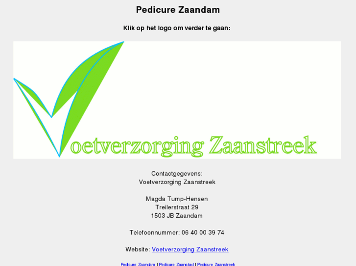 www.pedicurezaandam.nl