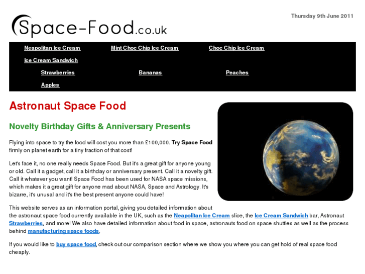 www.space-food.co.uk