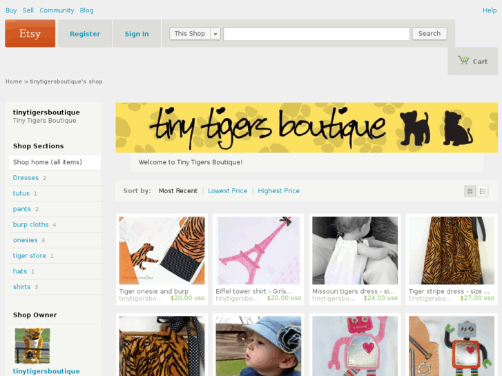 www.tinytigersboutique.com