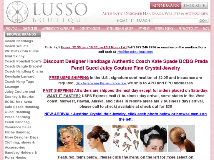 www.lussoboutique.com