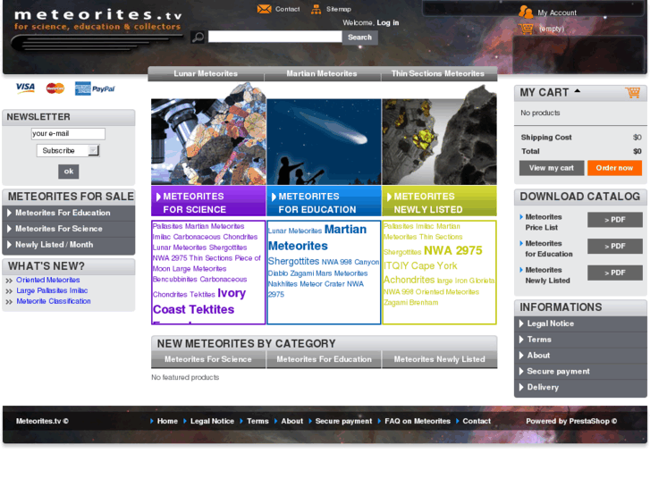 www.meteorites.tv