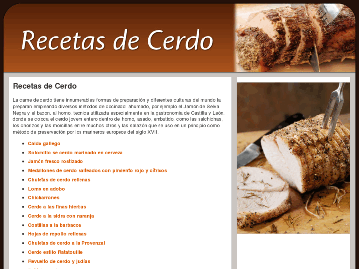 www.recetasdecerdo.com