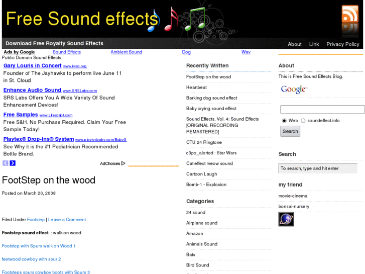 www.soundeffect.info