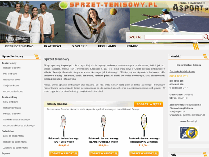 www.sprzet-tenisowy.pl