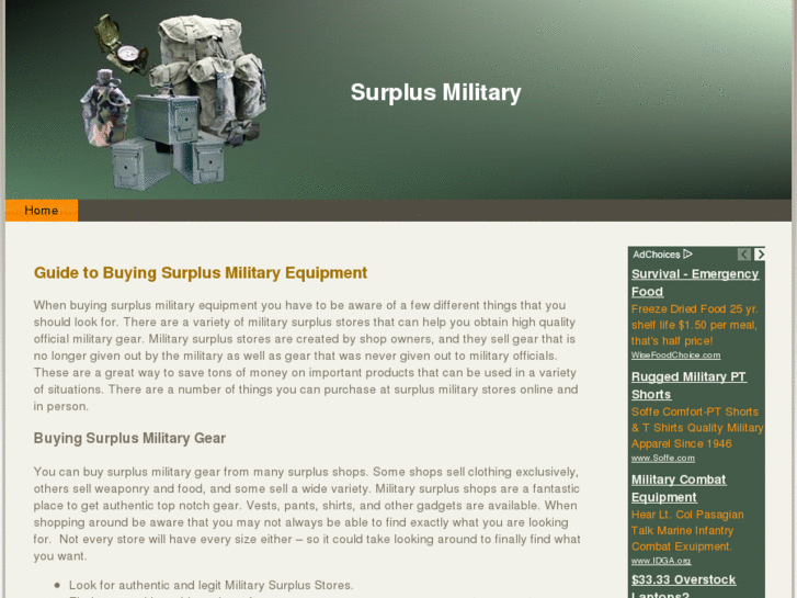 www.surplusmilitary.org