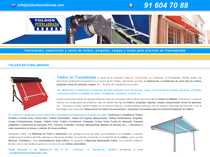 www.toldos-fuenlabrada.es