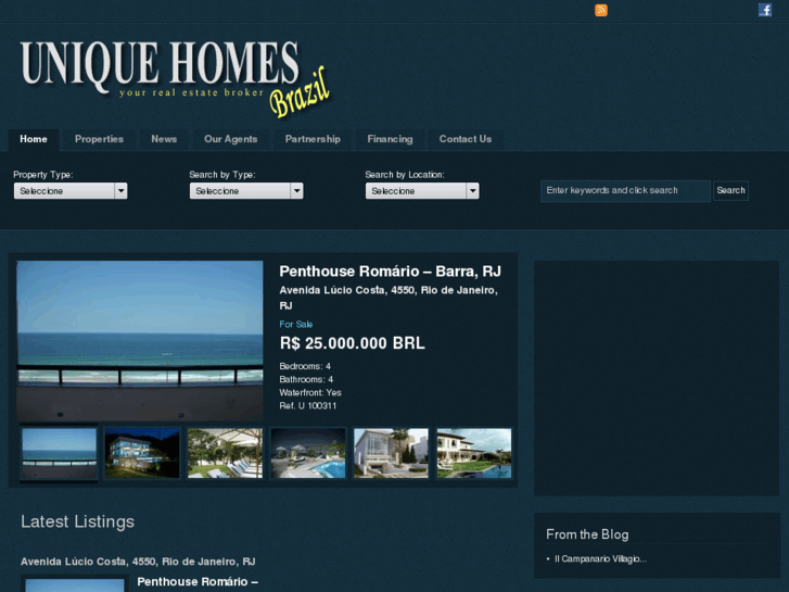 www.uniquehomesbrazil.com