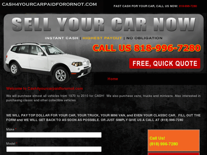 www.cash4yourcarpaidforornot.com