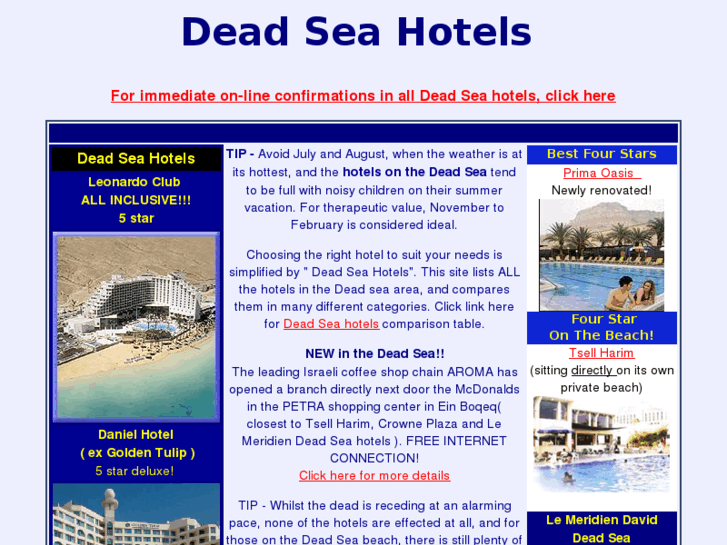 www.deadsea-hotels.com