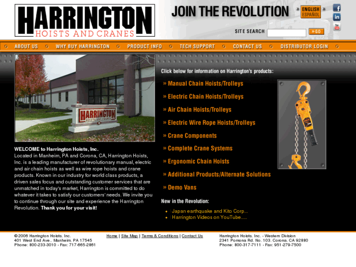 www.harrington-hoist.com