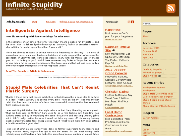 www.infinitestupidity.com